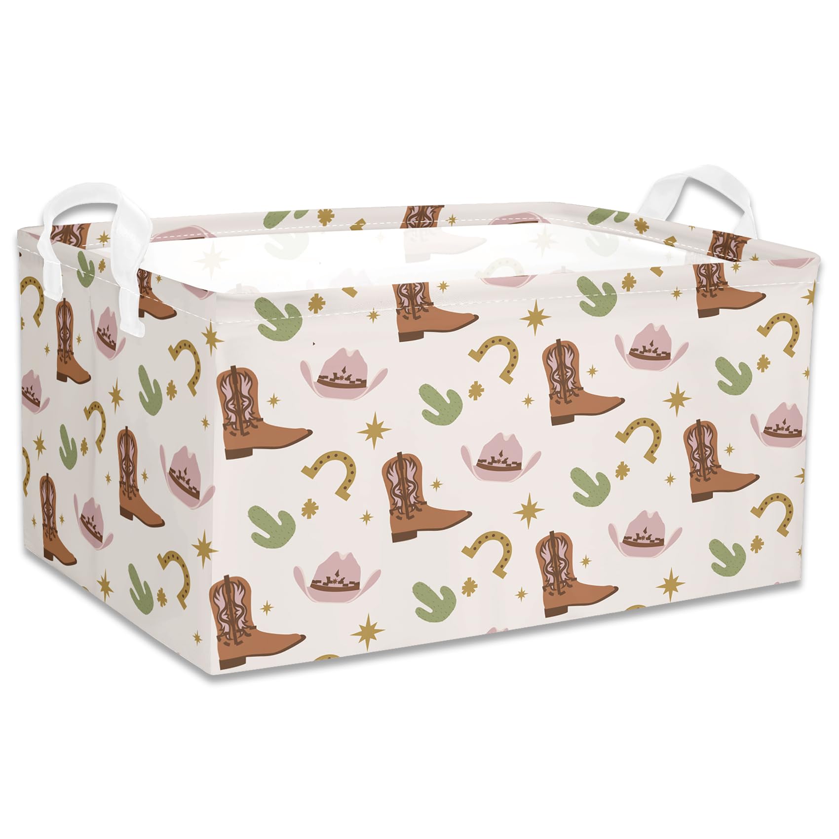 BBSET Western Bull Basket bedroom-decor blends rustic charm with modern storage