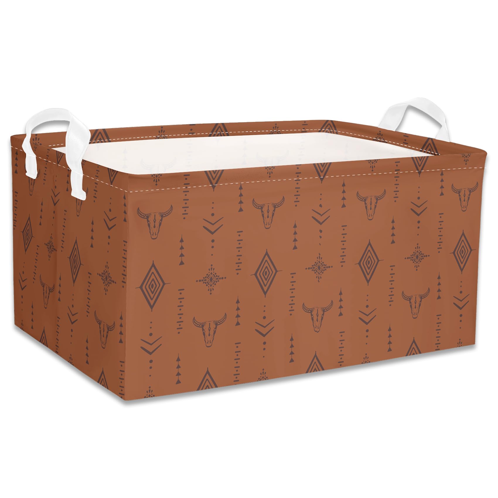 BBSET Western Bull Basket eva-texture resists dust for quick wipe-clean care