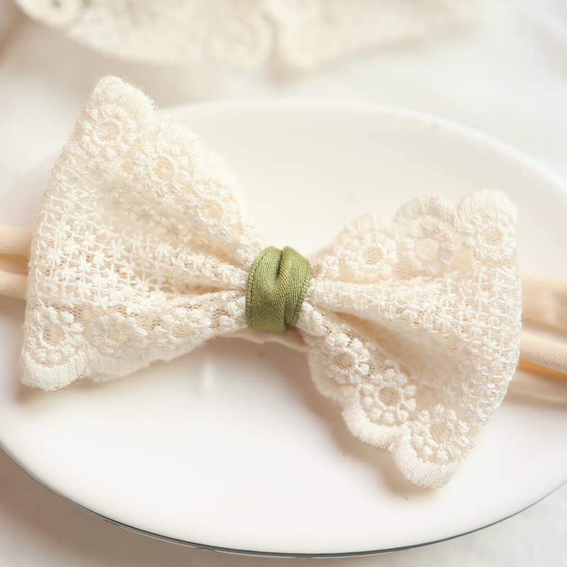 BBTDIN baby shower accessory lace headband enhances photoshoots