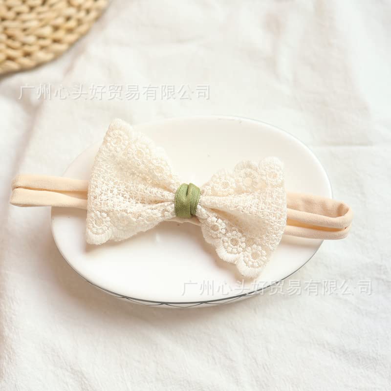 BBTDIN lace christening headband for church ceremonies