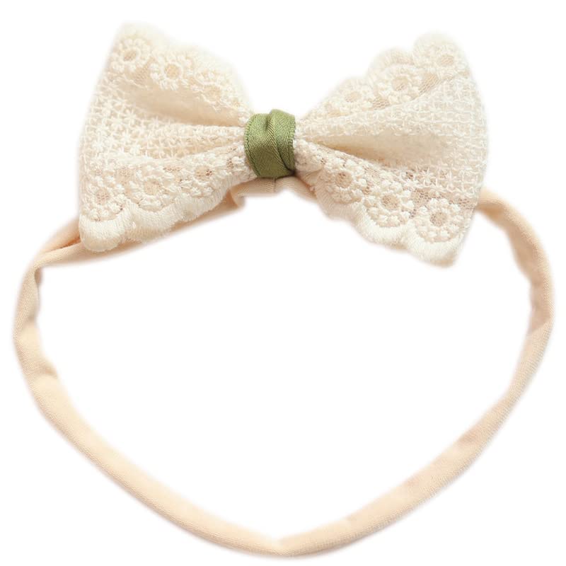 BBTDIN infant baptism headwrap in nylon blends comfort and style