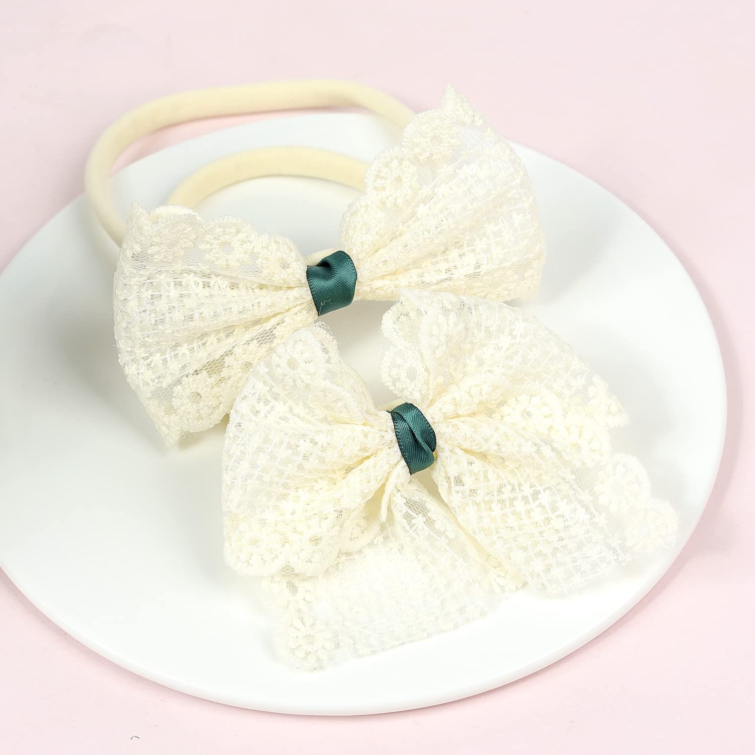 BBTDIN lace headband perfect for first birthday photo shoots