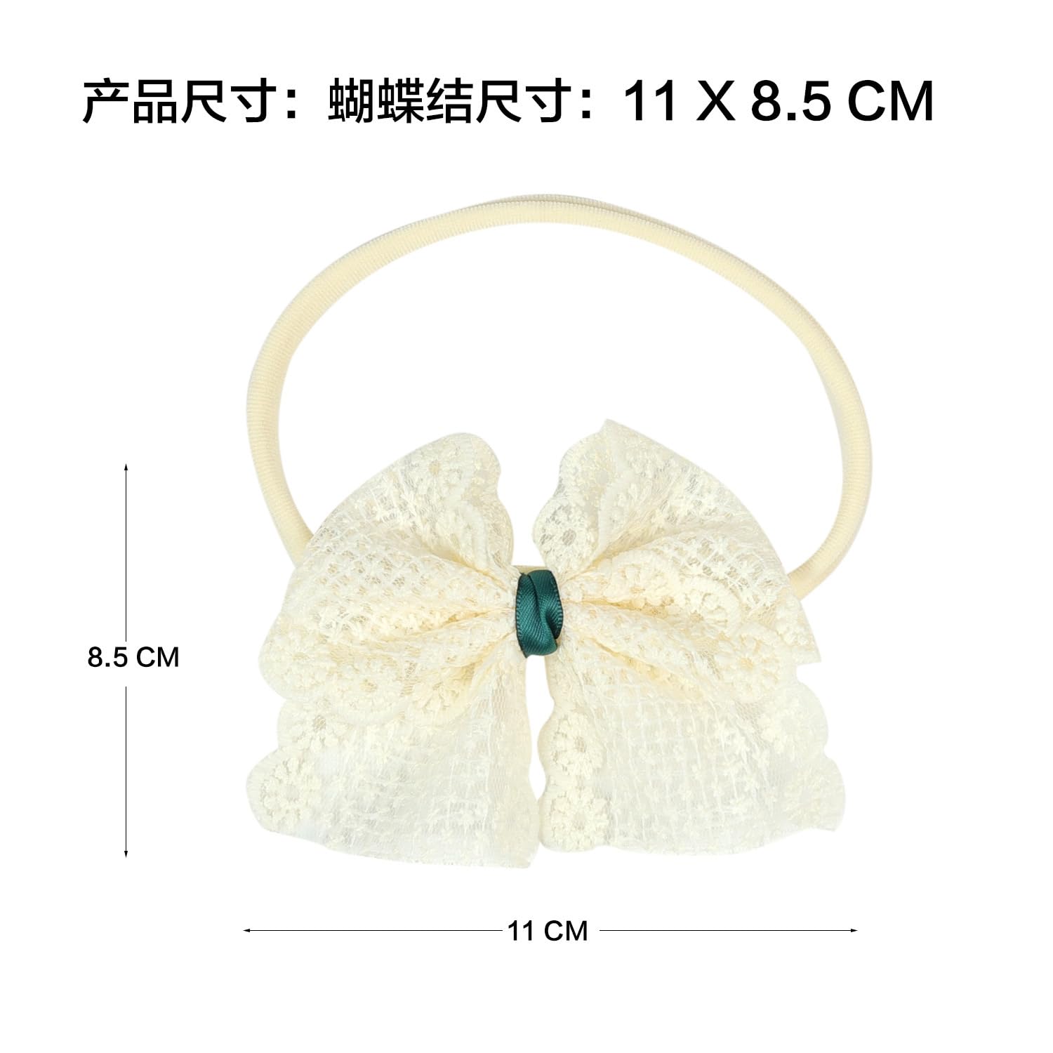 BBTDIN nylon headband with elastic edges for secure fit