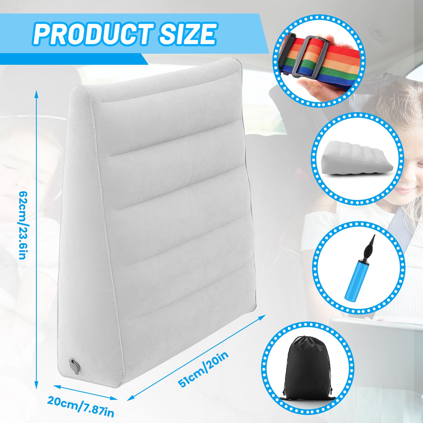 BBTO inflatable car divider air pump upgrade enables fast inflation and stable barrier.