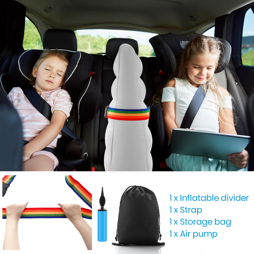 BBTO inflatable car divider PVC flocking close-up reveals soft, kid-friendly surface.