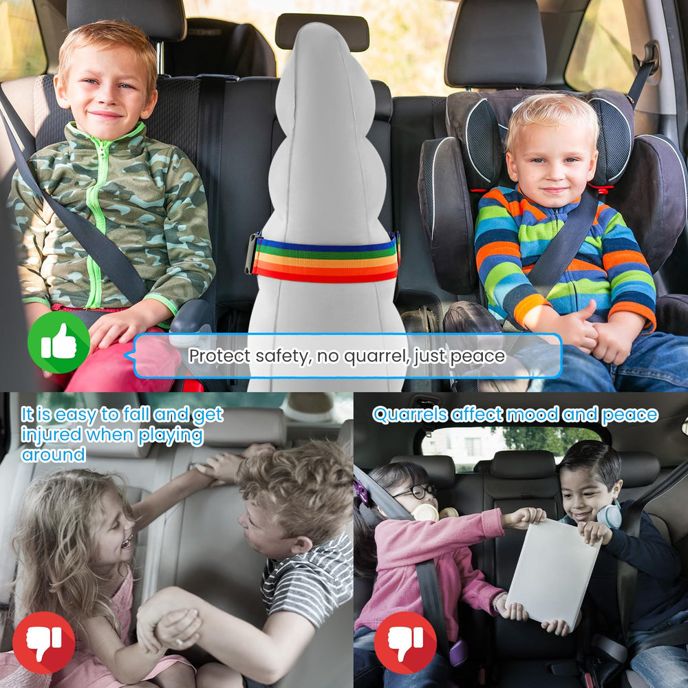 BBTO inflatable car divider storage bag demonstrates portable packing for travel.