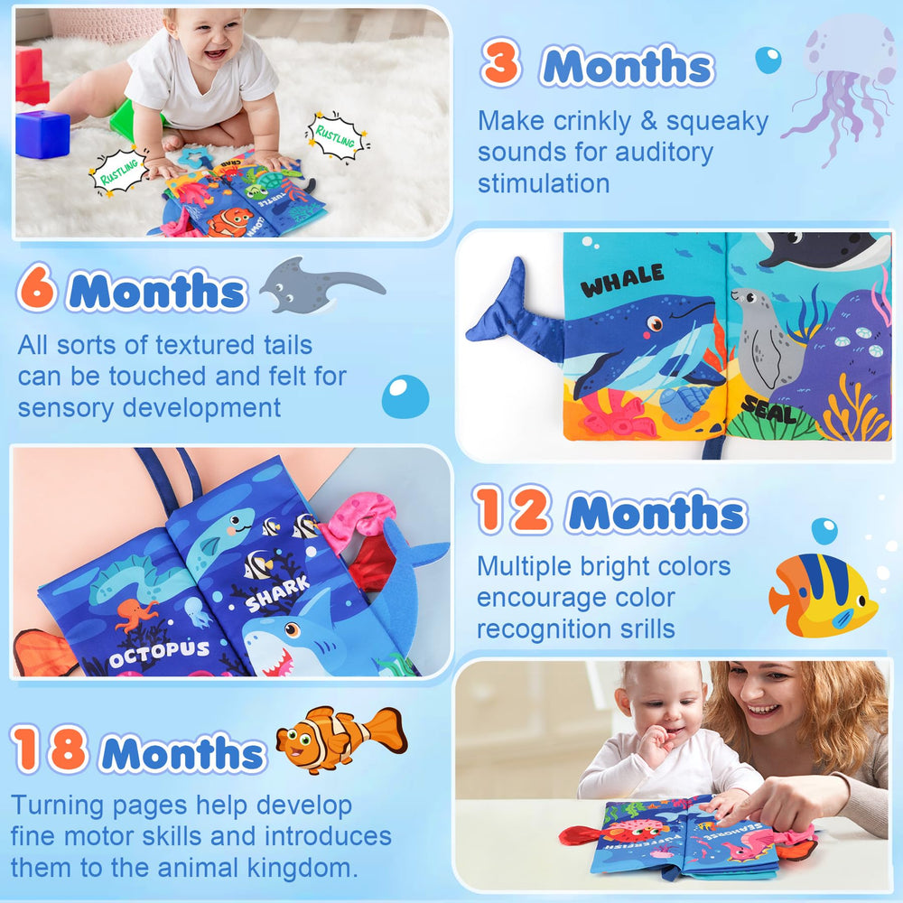 BBWOO squeaker feature adding gentle auditory engagement for babies