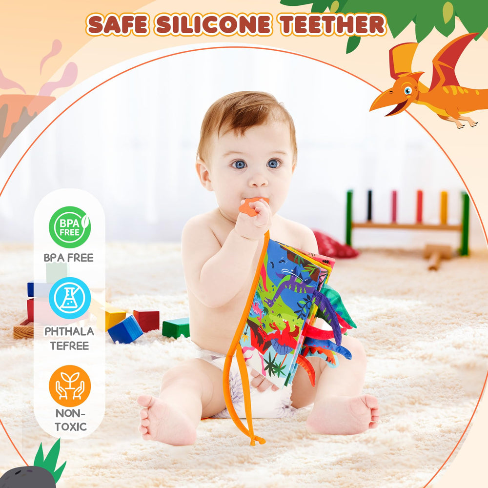 BBWOO Soft Baby Book washable-fabric confirms easy cleaning and longevity.