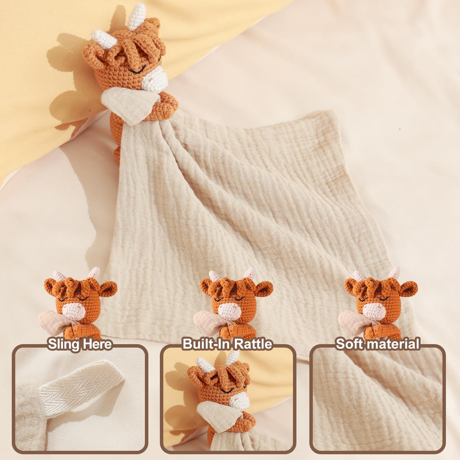 BBYP Lamb handmade crochet artistry close-up highlights durable stitching.