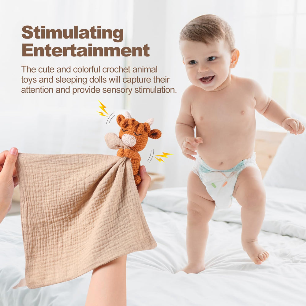 BBYP Lamb security blanket soft texture ready to soothe during nap time.