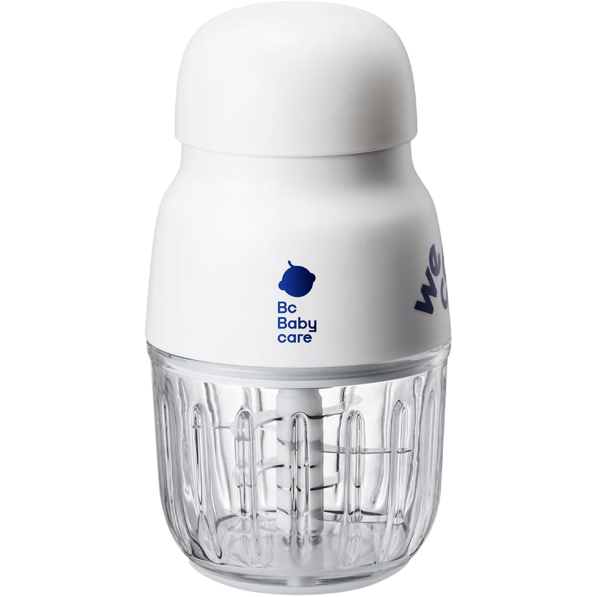bc babycare glass-bowl image showing smooth fruit puree capability