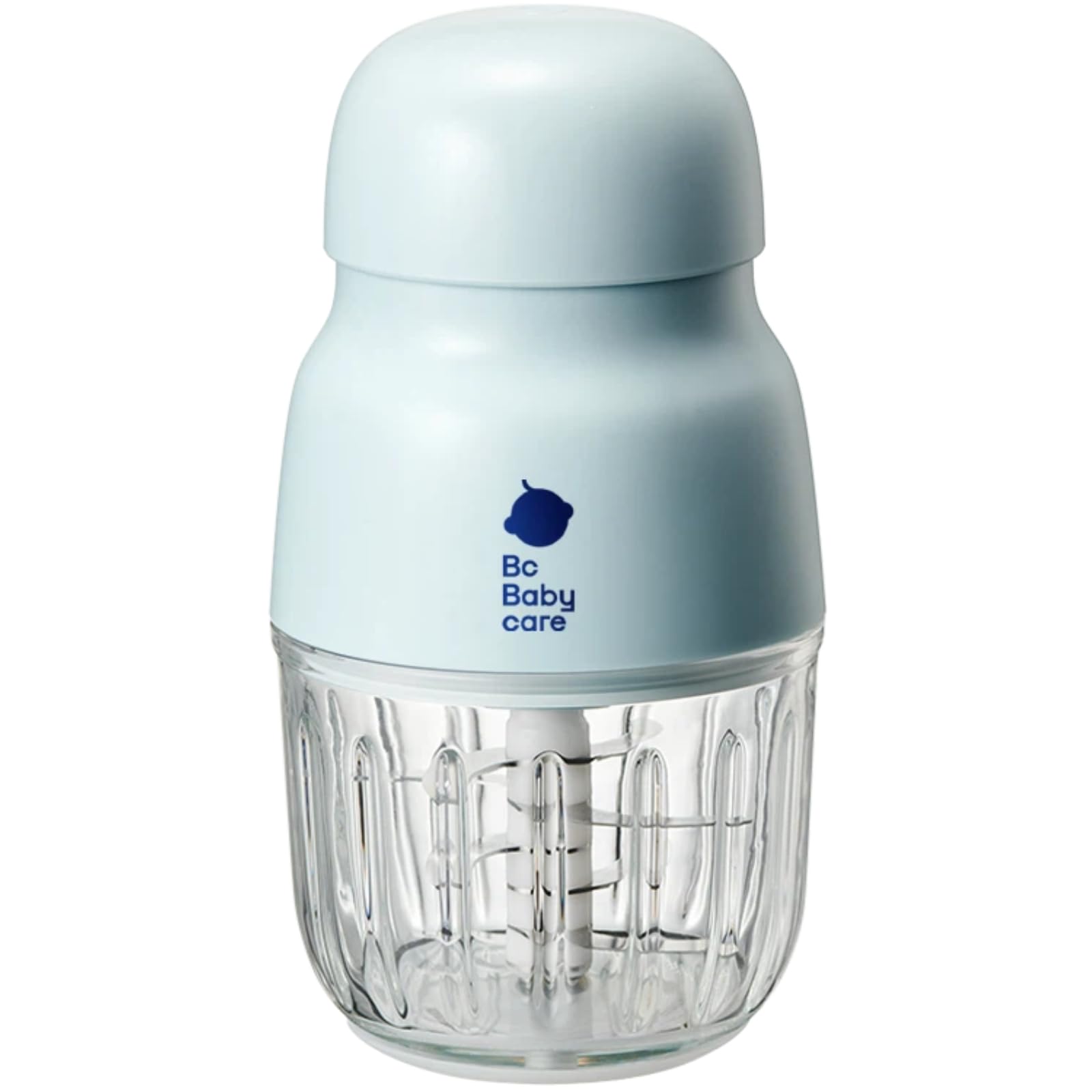 Bc Babycare glass bowl showcases durable design for smooth purees.
