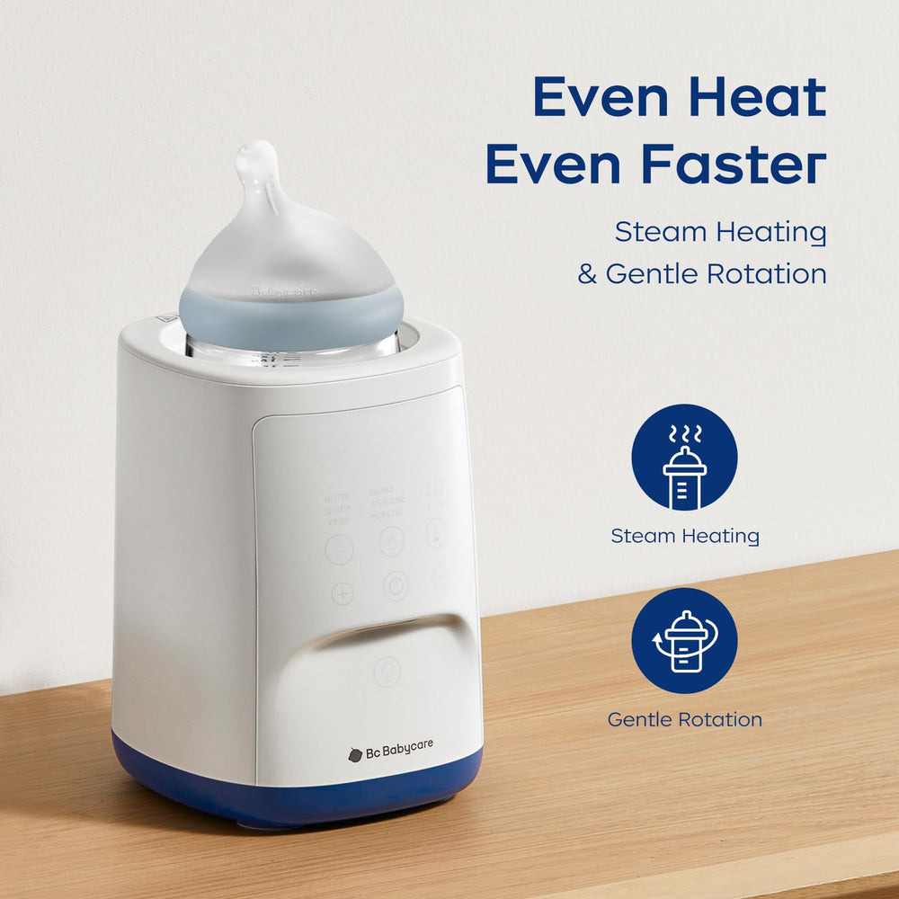 bc babycare bottle warmer night-light feature ready for late-night feeding