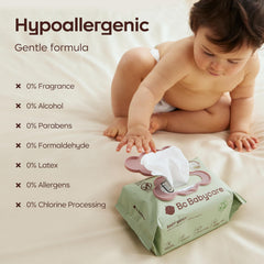 Bc Babycare Cloud Moist Wipes with jojoba oil infusion for extra hydration and care