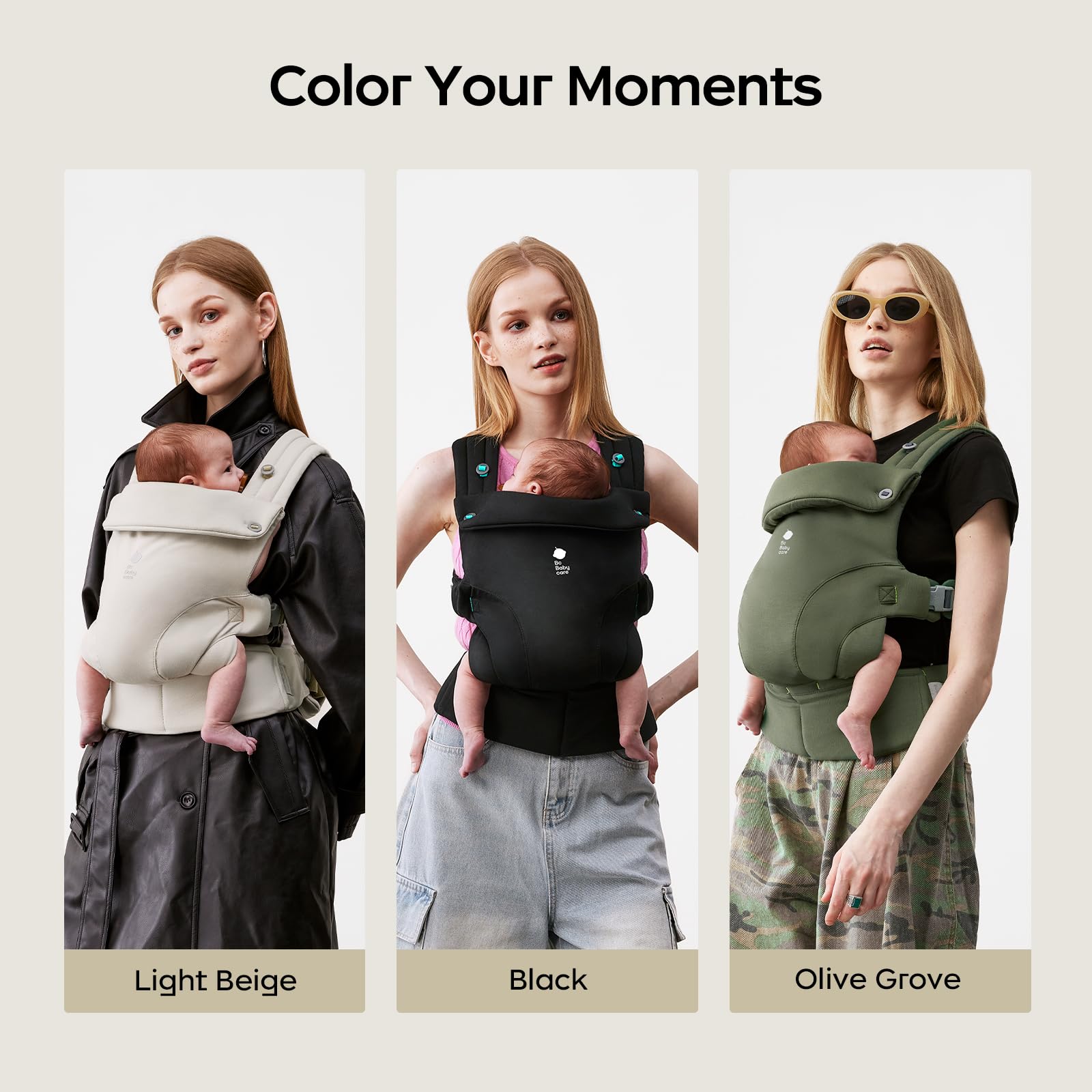 bc babycare CocoonGo travel storage hood illustrates compact packing for on-the-go adventures