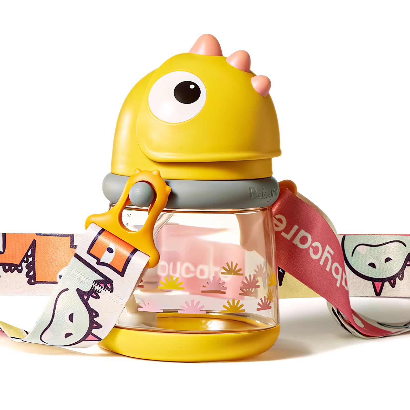 bc babycare straw sippy cup spill-proof design helps reduce messes during meals