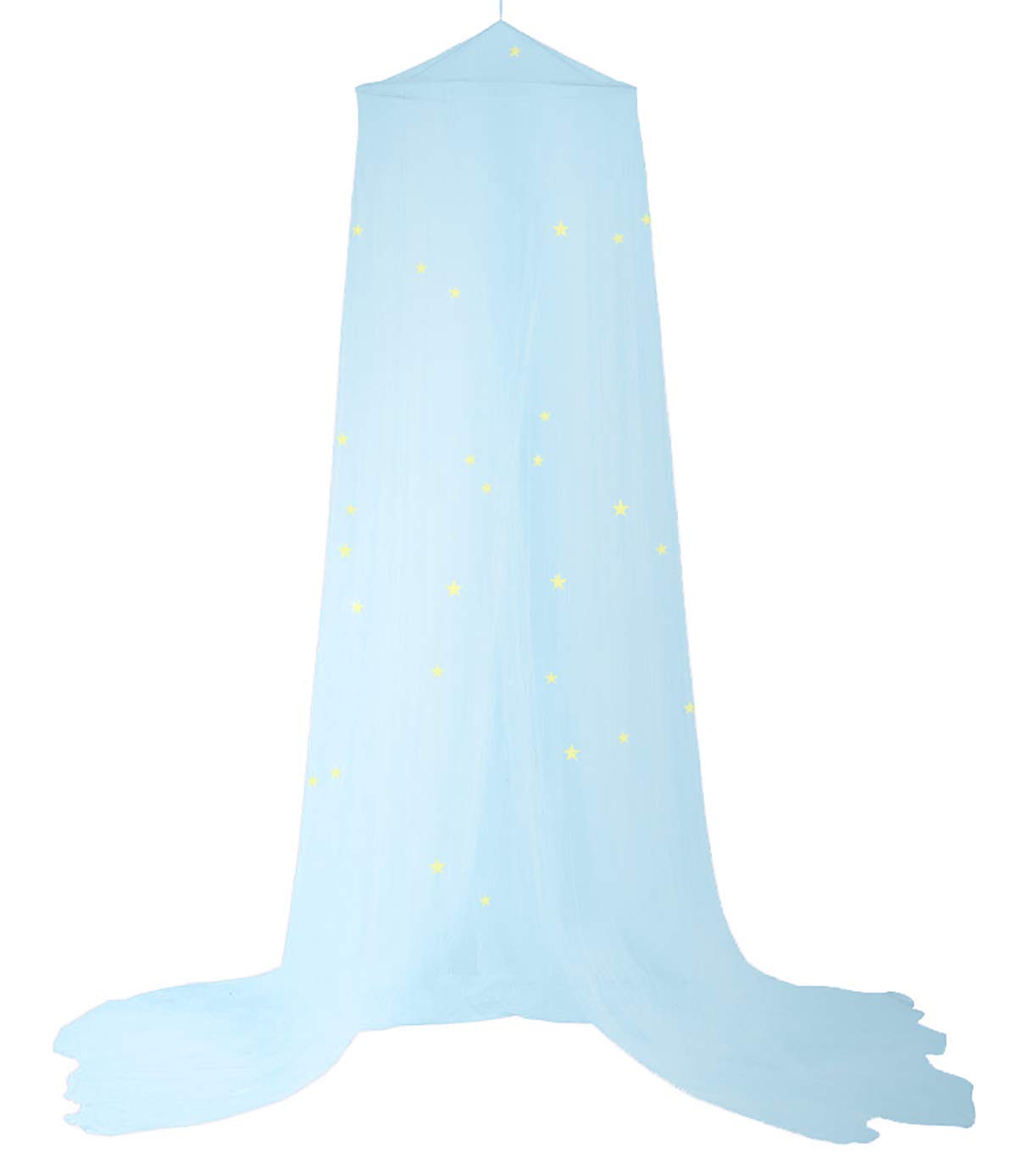 BCBYou mosquito net in light blue suits crib and twin beds for cozy protection