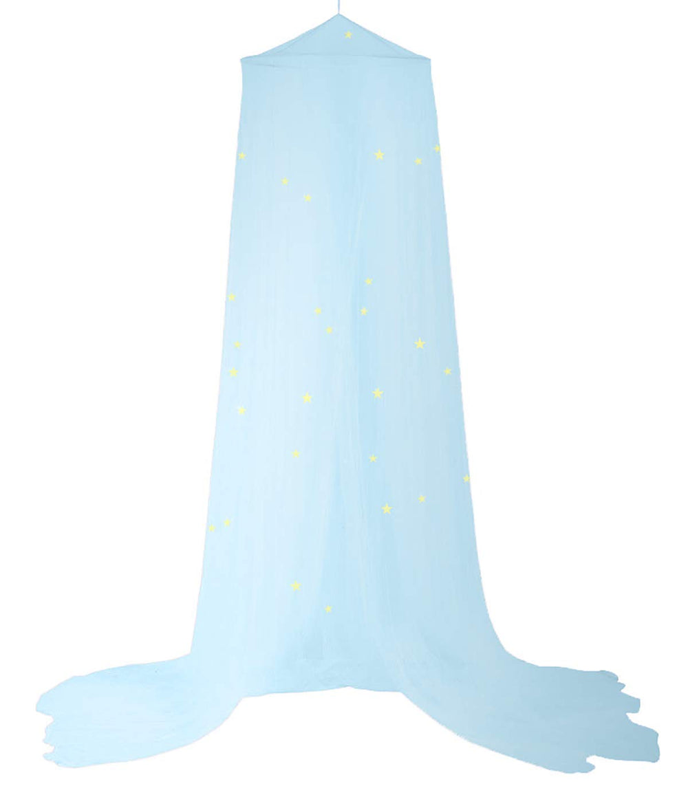 BCBYou mosquito net in light blue suits crib and twin beds for cozy protection