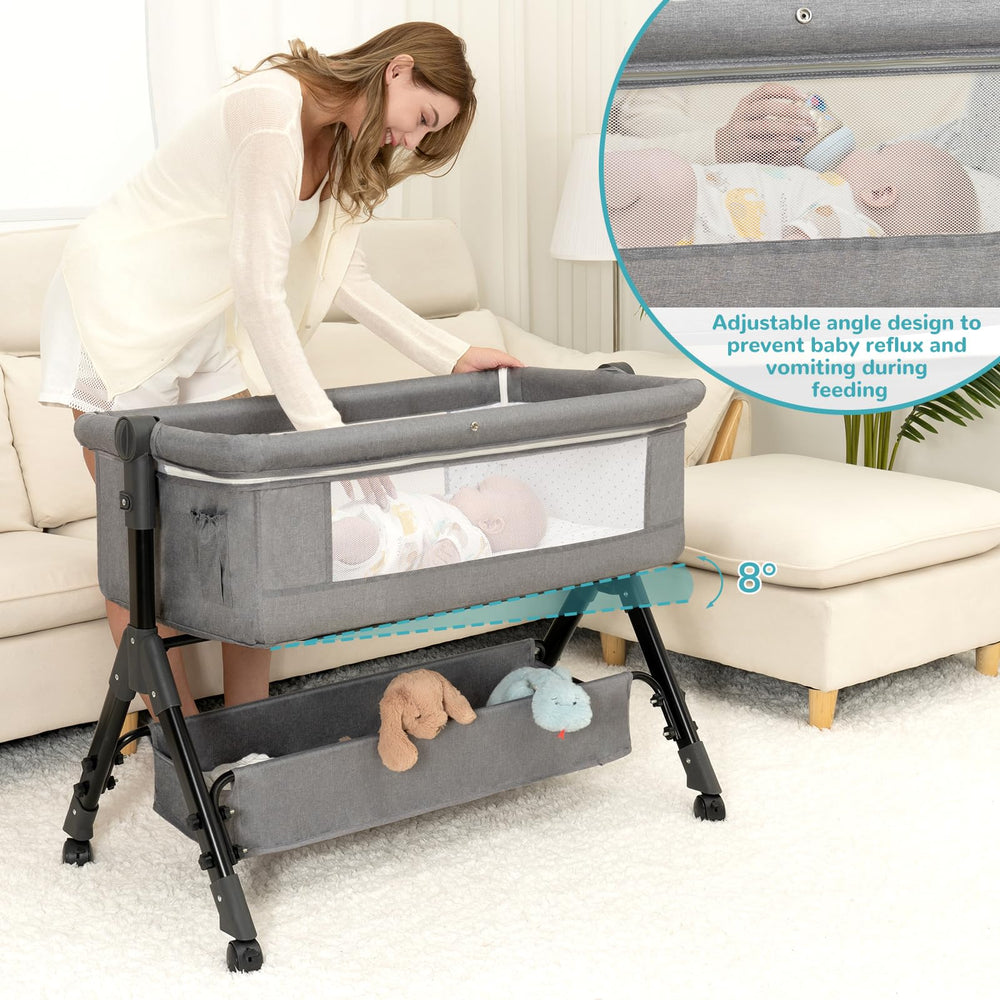 BCOL incline mode supports comfortable feeding positioning.