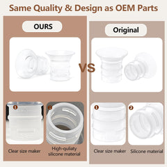 BDICOVE 21mm flange insert shown with eufy S1 for proper fit.