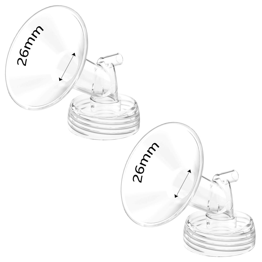 BDICOVE 2pcs 26mm flanges set for pump compatibility improves fit and comfort