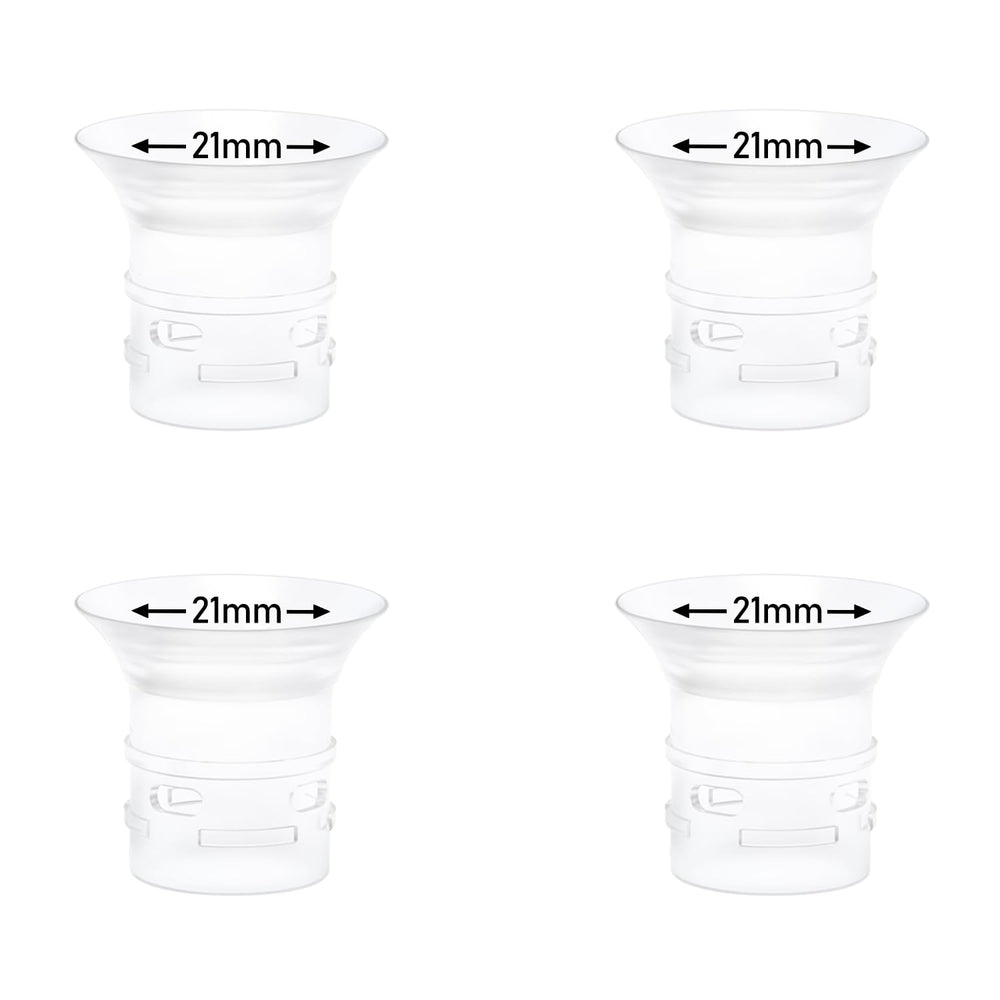 BDICOVE 4pcs flange inserts pack for comfortable pumping sessions.