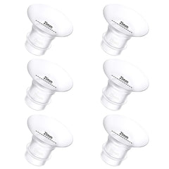 BDICOVE 6Pcs flange insert pack showing adjustable fit for comfortable pumping