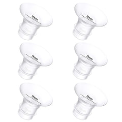 BDICOVE 6Pcs flange inserts 19mm packaging shows versatile sizes for comfortable pumping.