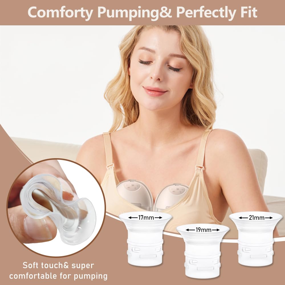 BDICOVE breast pump accessory pack highlighting easy swap and care.