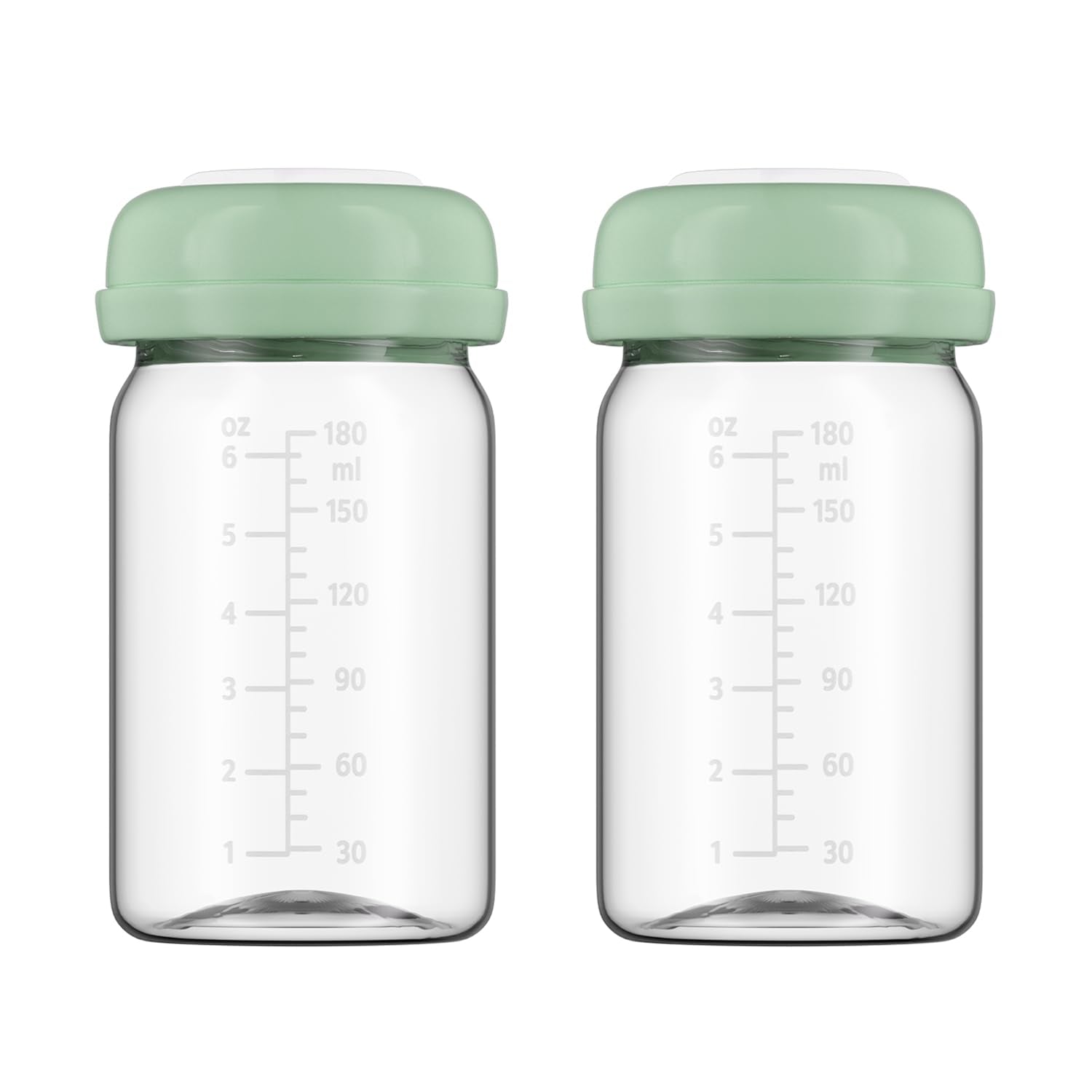 BDICOVE breastmilk bottle collection 6oz wide-neck for direct pumping and storage