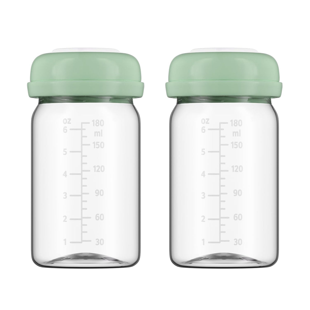 BDICOVE breastmilk bottle collection 6oz wide-neck for direct pumping and storage