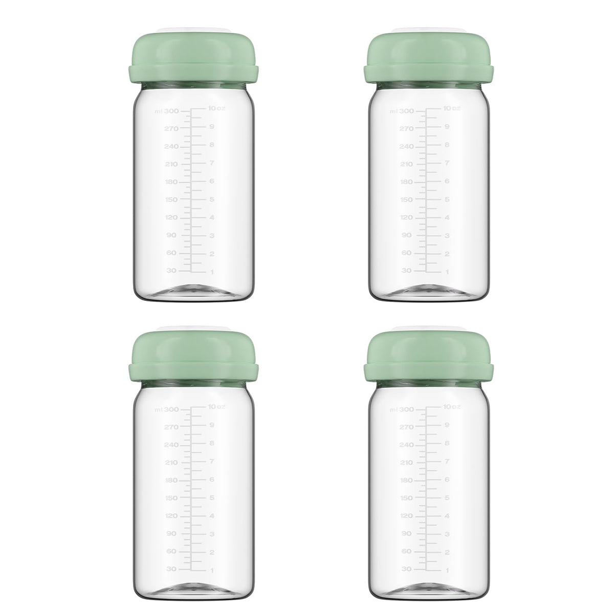 BDICOVE 10oz wide-neck bottle compatible with Spectra pumps for direct pumping and storage.