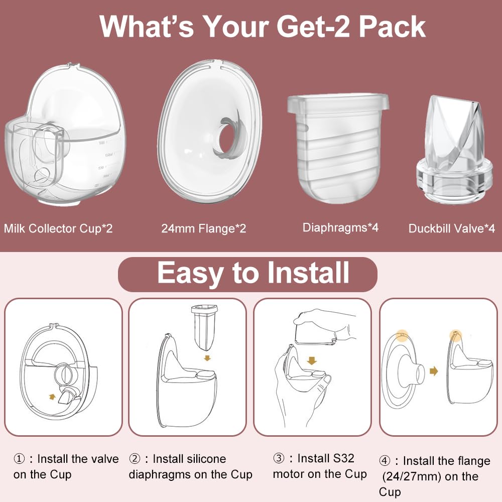 BDICOVE compatible with Lansinoh Discreet Duo and other S32 models.