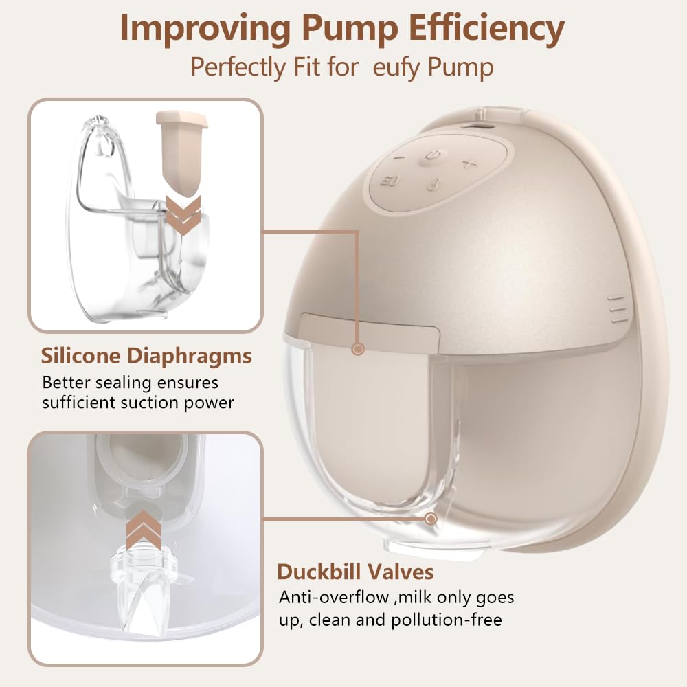 BDICOVE diaphragms for Eufy E10 compatibility enable smooth milk flow