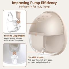 BDICOVE diaphragms for Eufy E10 compatibility enable smooth milk flow