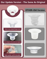 BDICOVE flange insert BPA-free material visual—safe silicone for mom and baby