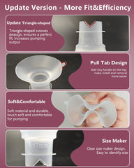 BDICOVE flange insert compatible with Medela/Spectra showing wide brand support