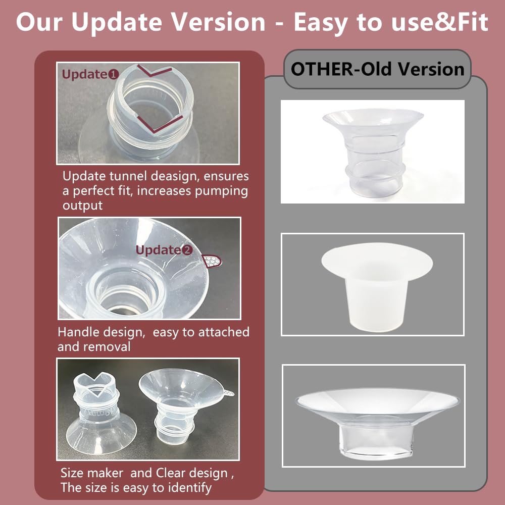 BDICOVE soft silicone flange insert close-up for comfortable pumping sessions