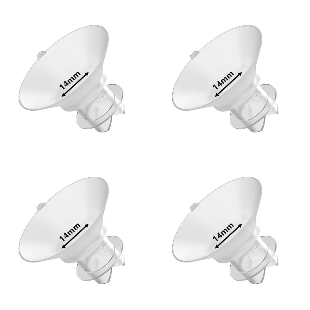 BDICOVE 14mm flange inserts compatibility with Momcozy and other major pumps for cross-brand use