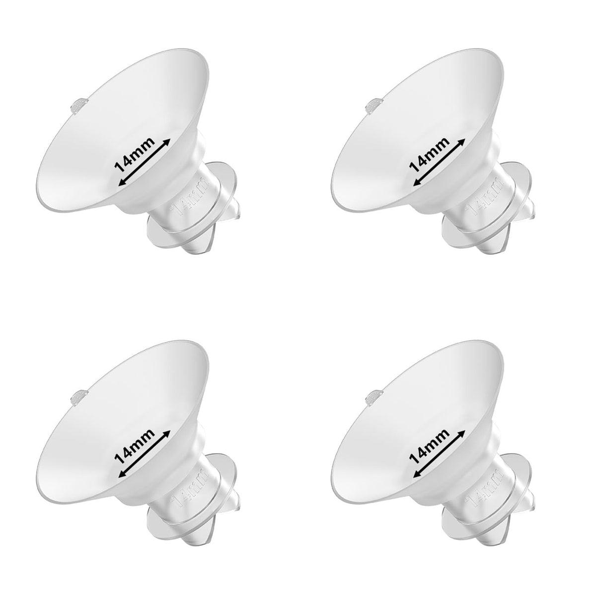 BDICOVE 14mm flange inserts compatibility with Momcozy and other major pumps for cross-brand use