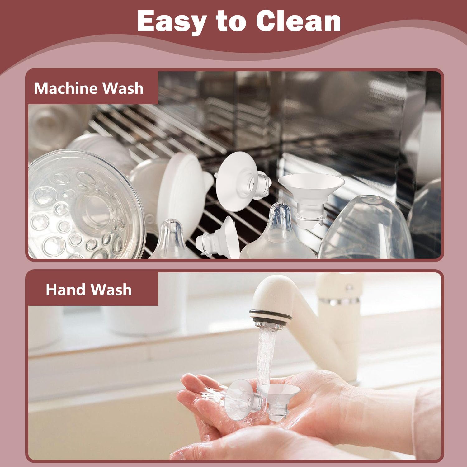 BDICOVE 22mm inserts are dishwasher-safe for easy sanitation.