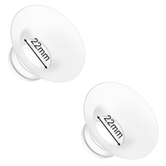 BDICOVE flange inserts 22mm pack-shot for versatile compatibility during comfortable pumping sessions