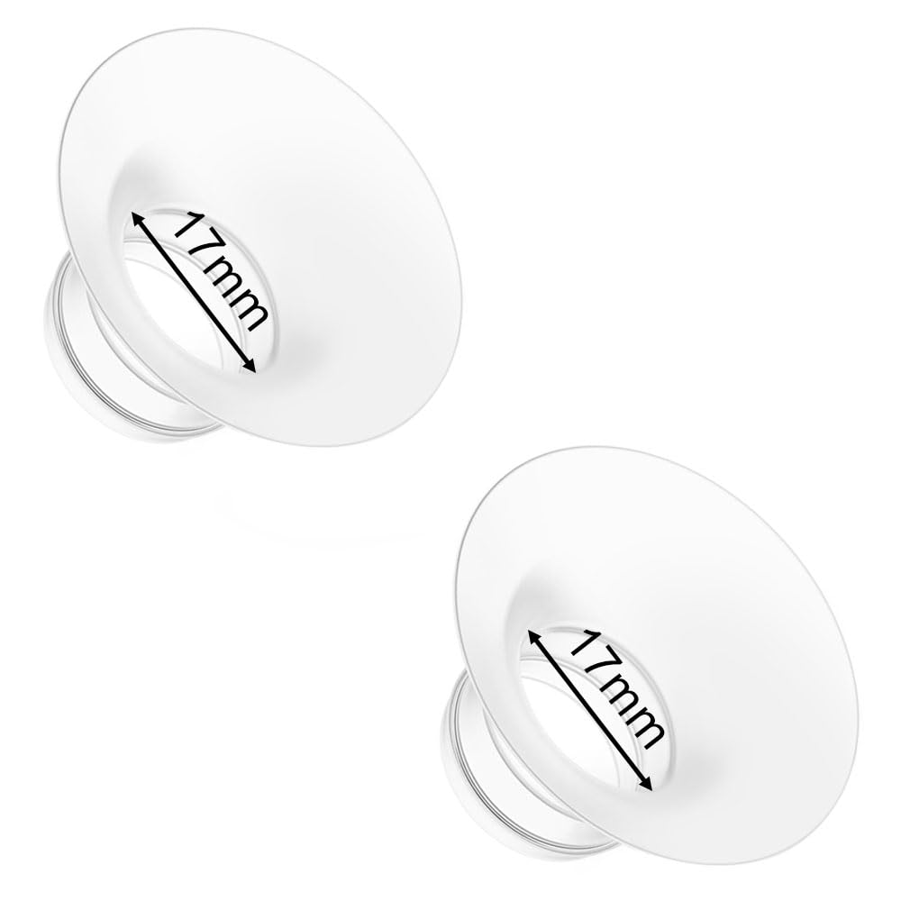 BDICOVE flange inserts pack shot, a 2-pack ready to customize comfortable pumping sessions.