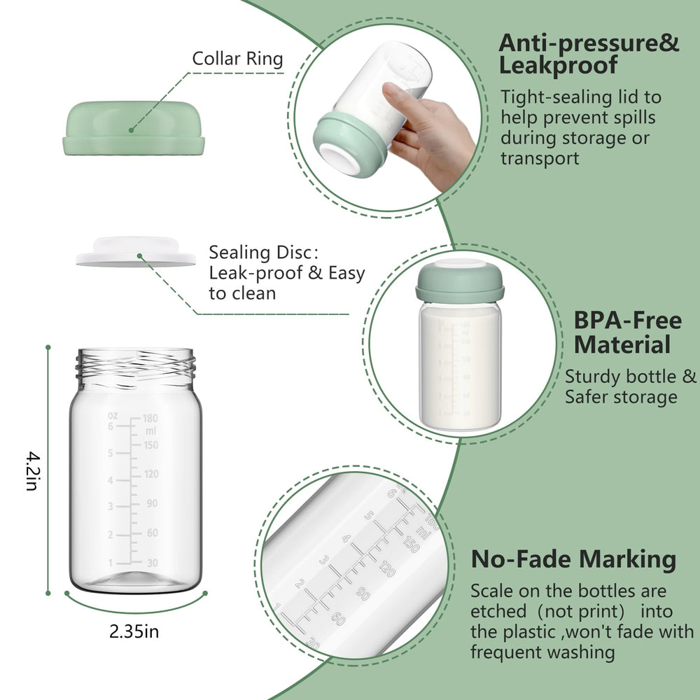 BDICOVE leak-proof lid protects milk during travel and freezing