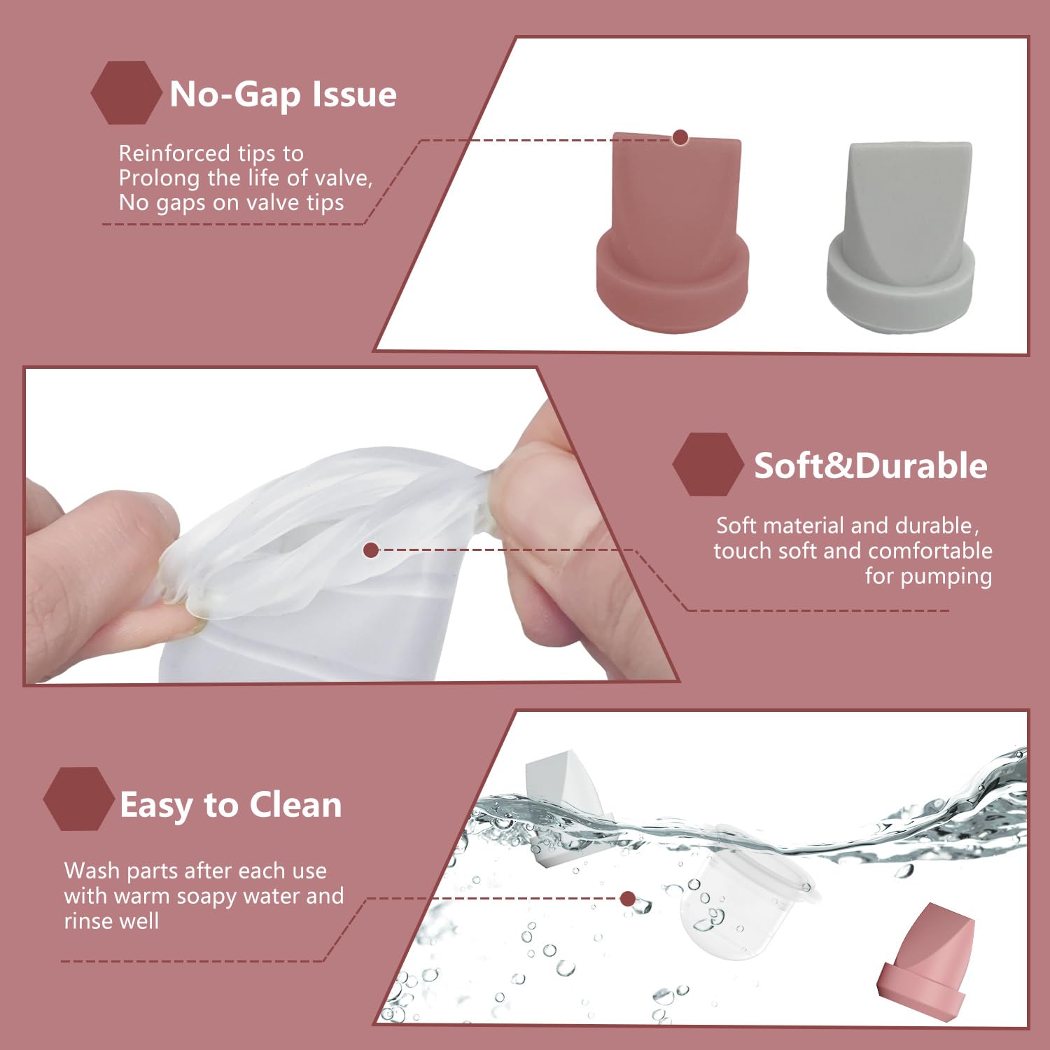 BDICOVE M6 diaphragm BPA-free material emphasizes safety and durability