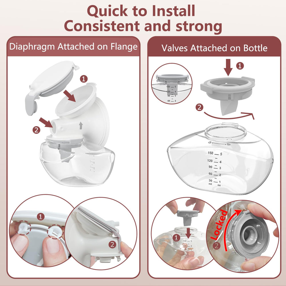 BDICOVE M9 replacement parts reduce leaks during pumping