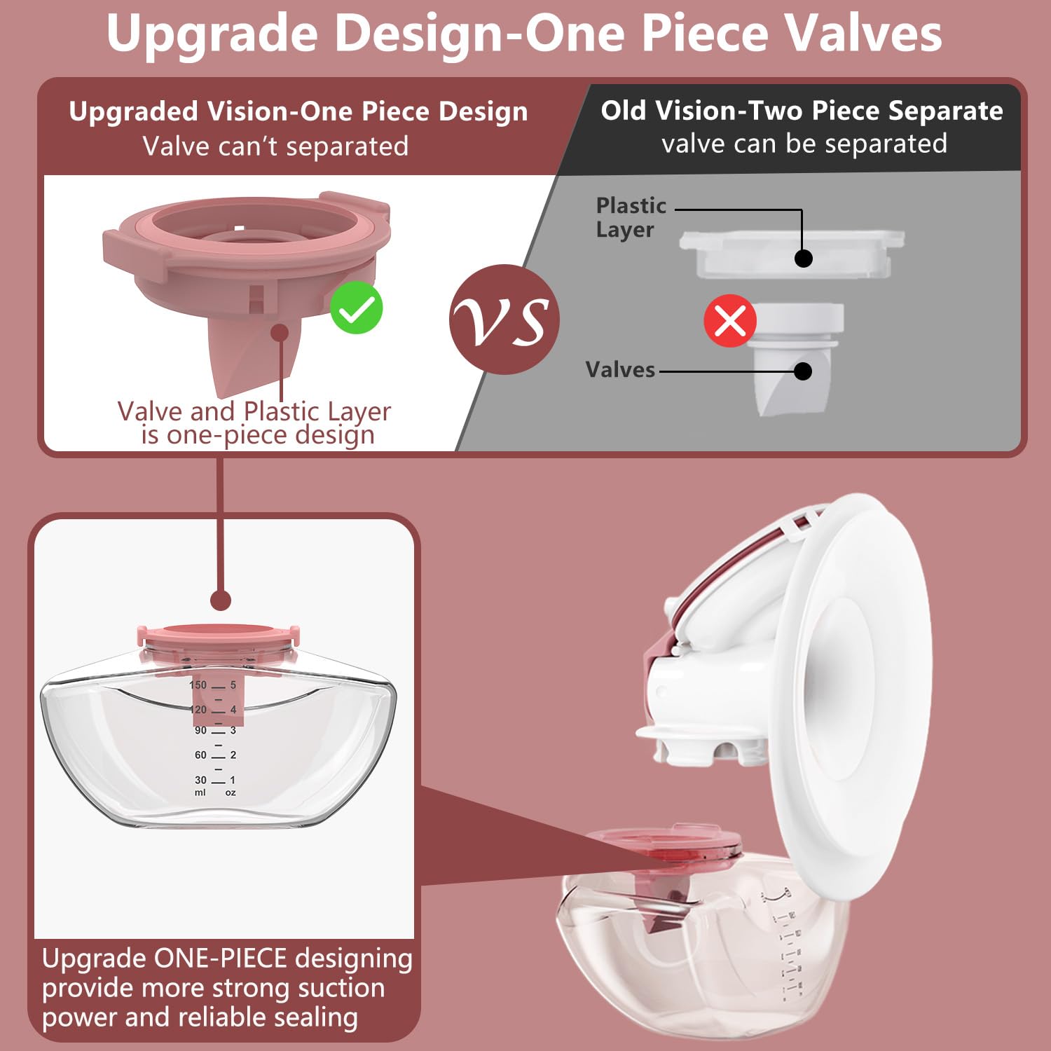 BDICOVE M9 one-piece valve design close-up for easy installation