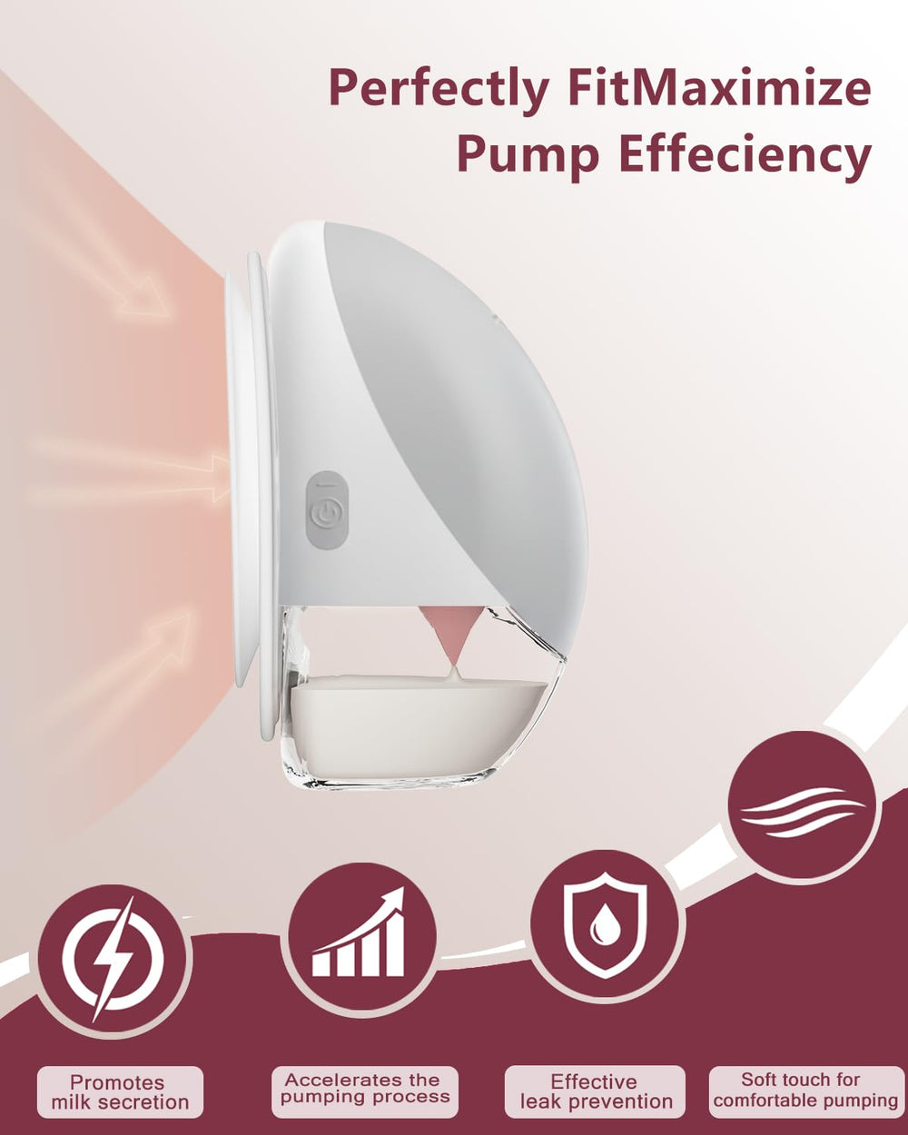 BDICOVE M9 soft silicone parts provide BPA-free safety and comfort