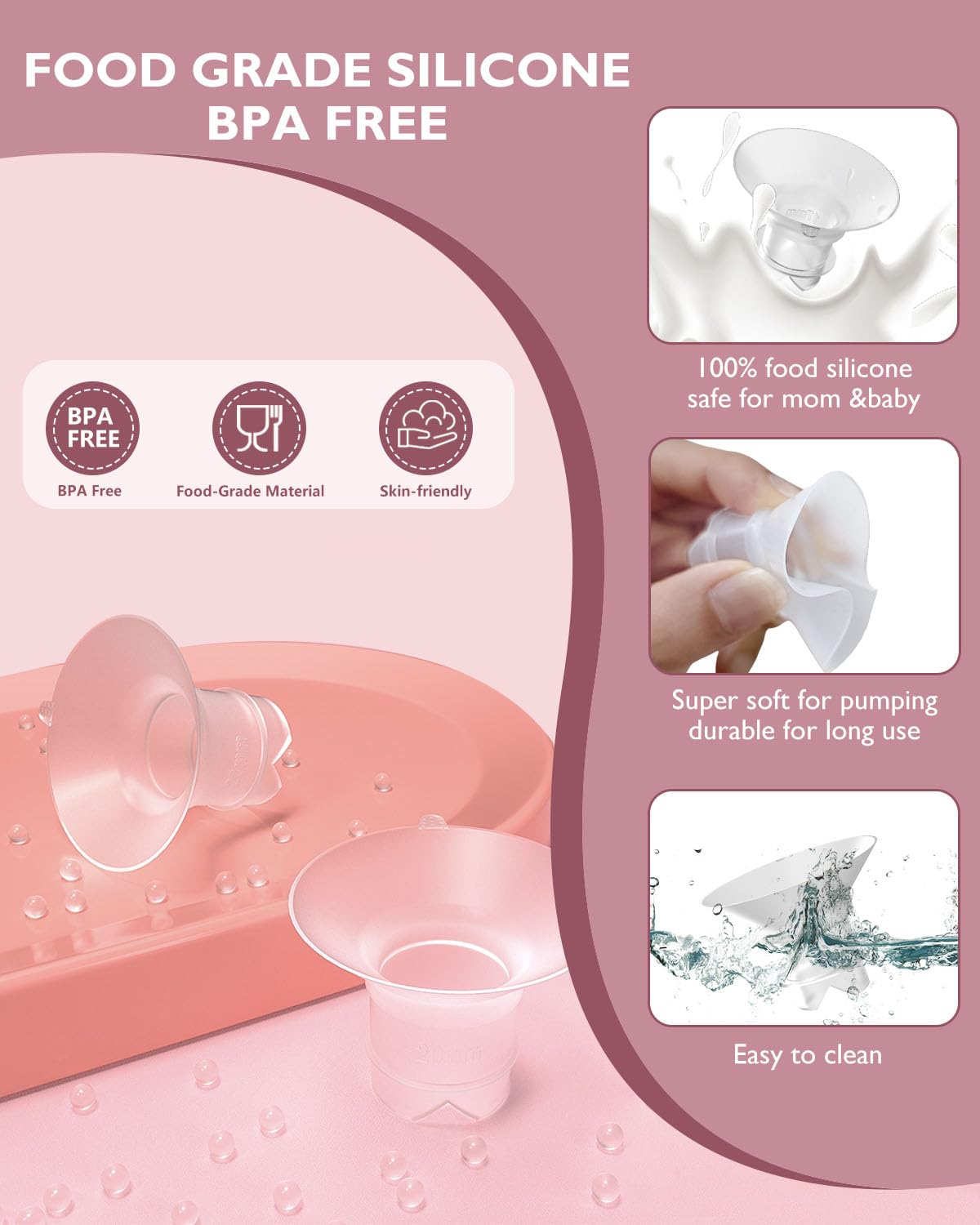 BDICOVE pull-tab design makes attachment and cleaning easier.