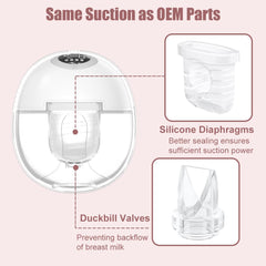BDICOVE NCVI/Nuliie S32 silicone diaphragm provides durable BPA-free pumping part